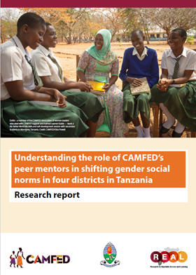 CAMFED peer mentors in Tanzania report cover